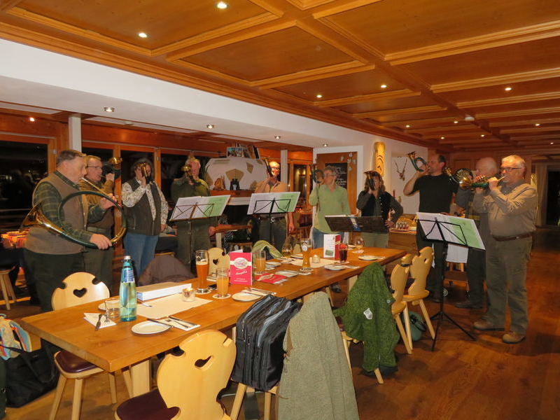 Gesellige Runde des Jgerstammtischs Bernau im Schwarzwald